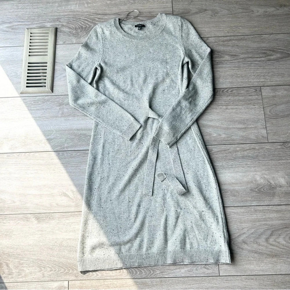 Talbots TWEED SIDE TIE  SWEATER DRESS - Picture 5 of 16